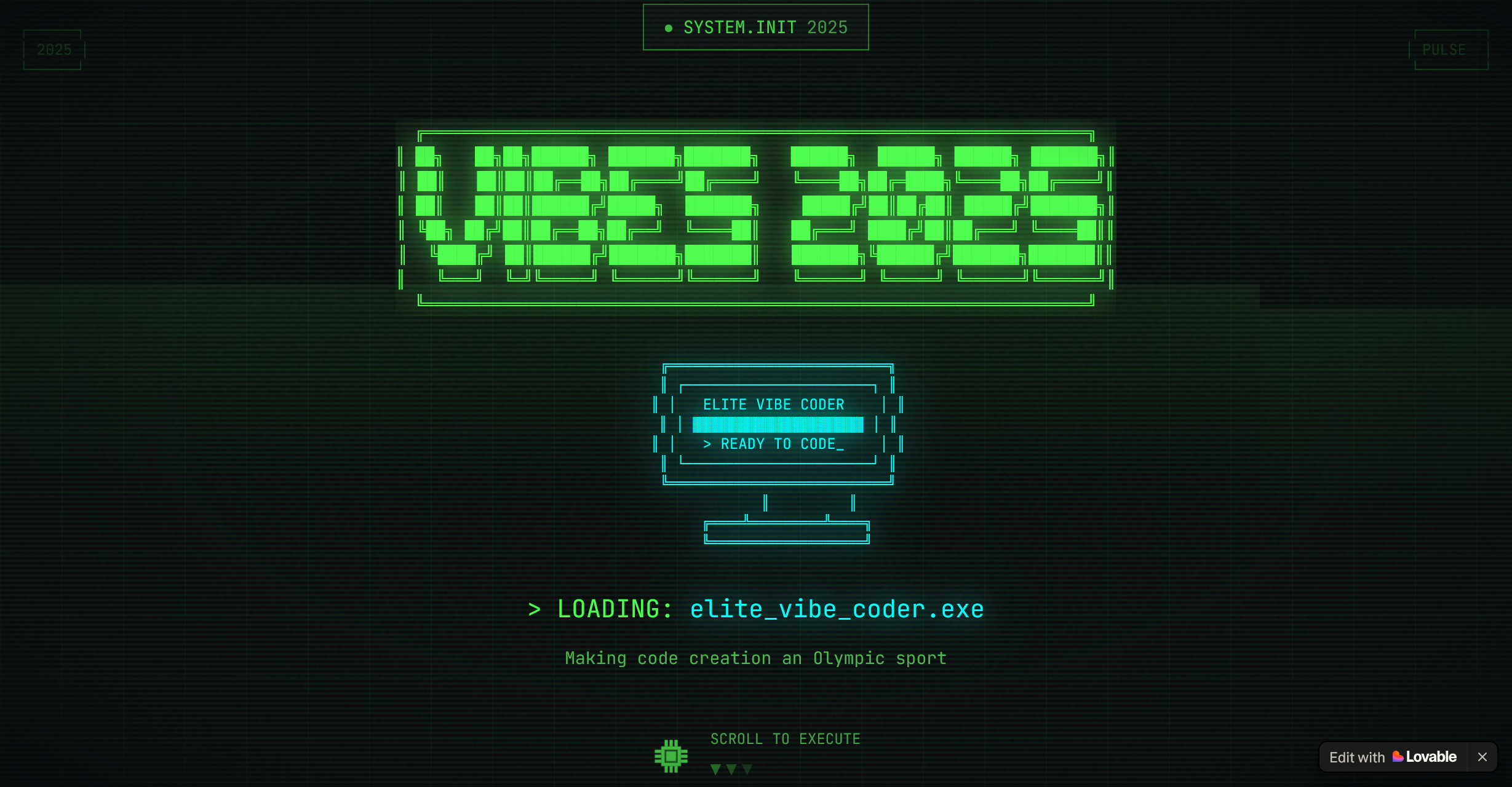 Lovable 2025 Vibe Recap screenshot